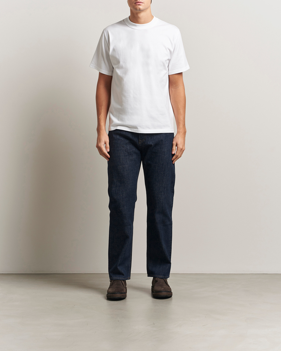 Men | T-Shirts | Armor Lux for Care of Carl | 2-Pack Heritage Callac T-Shirt White/White