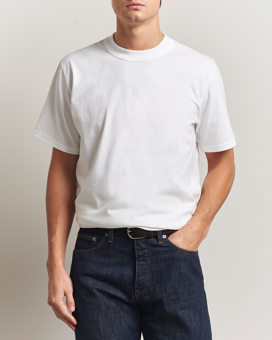 Men | T-Shirts | Armor Lux for Care of Carl | 2-Pack Heritage Callac T-Shirt White/White