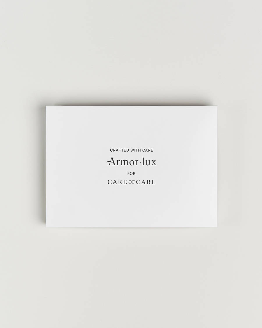 Men | T-Shirts | Armor Lux for Care of Carl | 2-Pack Heritage Callac T-Shirt White/White