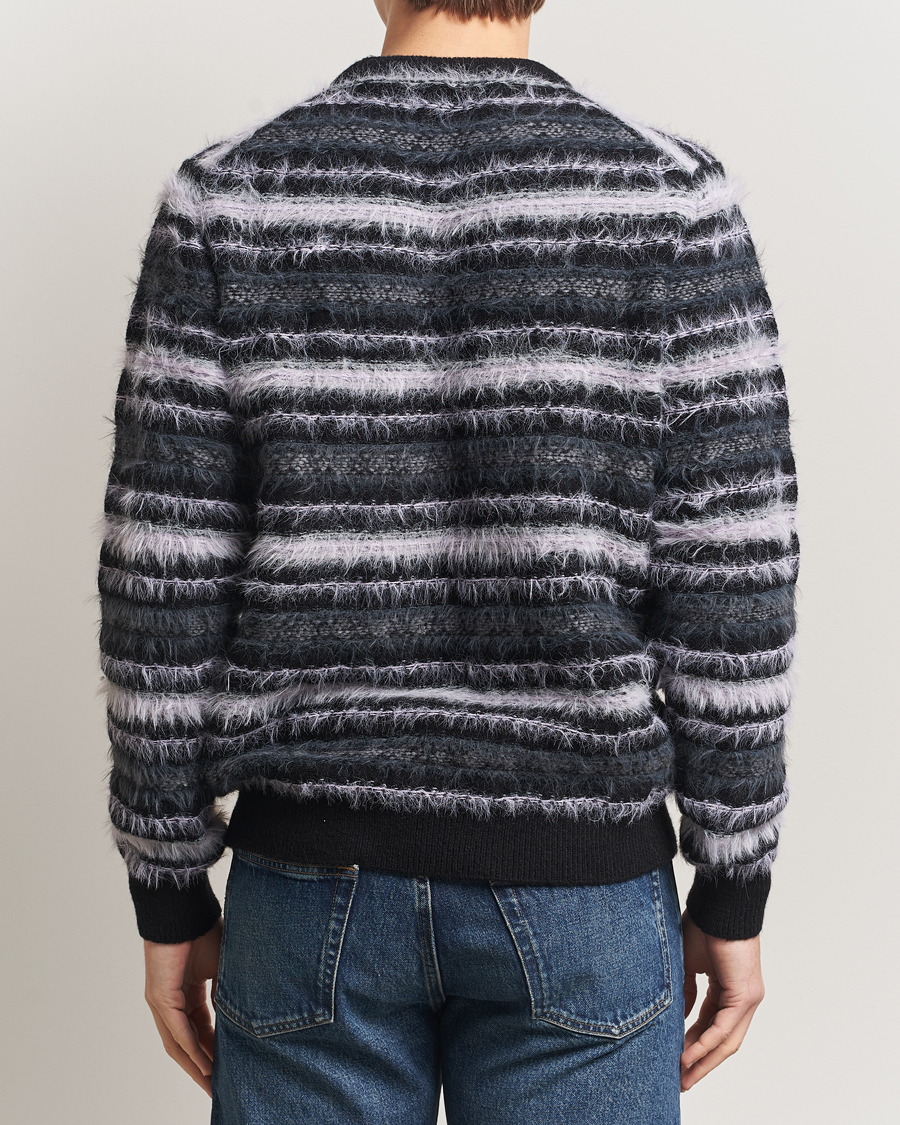 Men | Sweaters & Knitwear | Samsøe Samsøe | Finnley Striped Knitted Sweater Black Multi