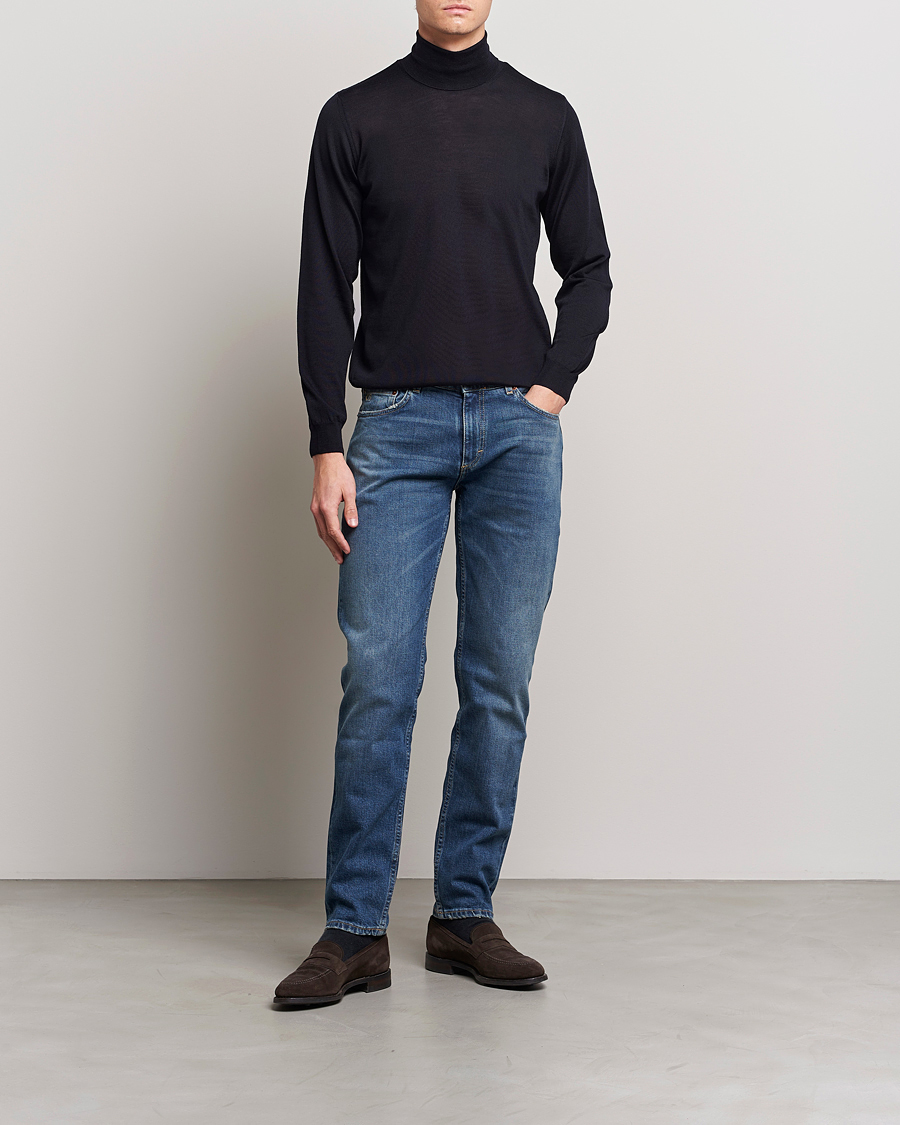 Men | Jeans | Oscar Jacobson | Albert Cotton Stretch Jeans Vintage Wash
