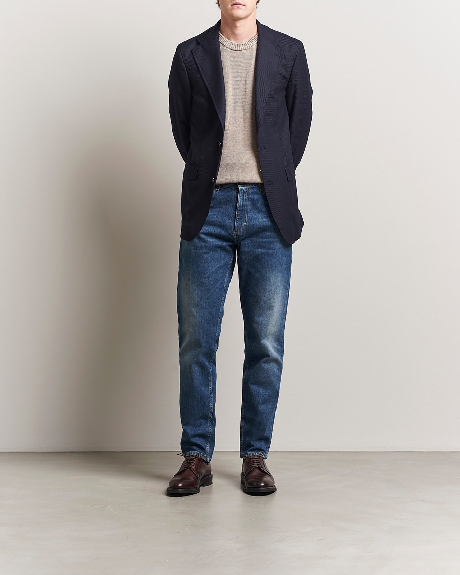 Men | Jeans | Oscar Jacobson | Karl Cotton Stretch Jeans Vintage Wash