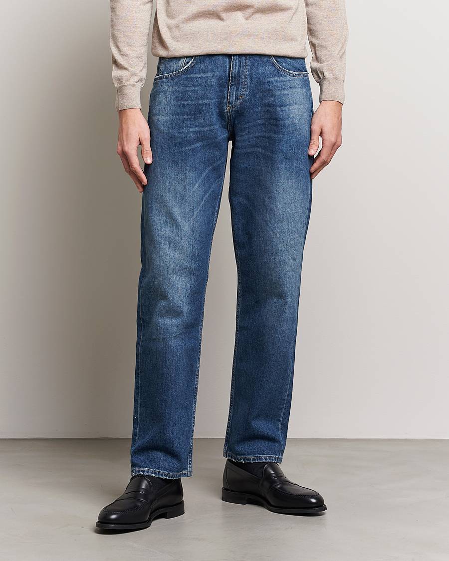 Men | Jeans | Oscar Jacobson | Johan Cotton Stretch Jeans Vintage Wash