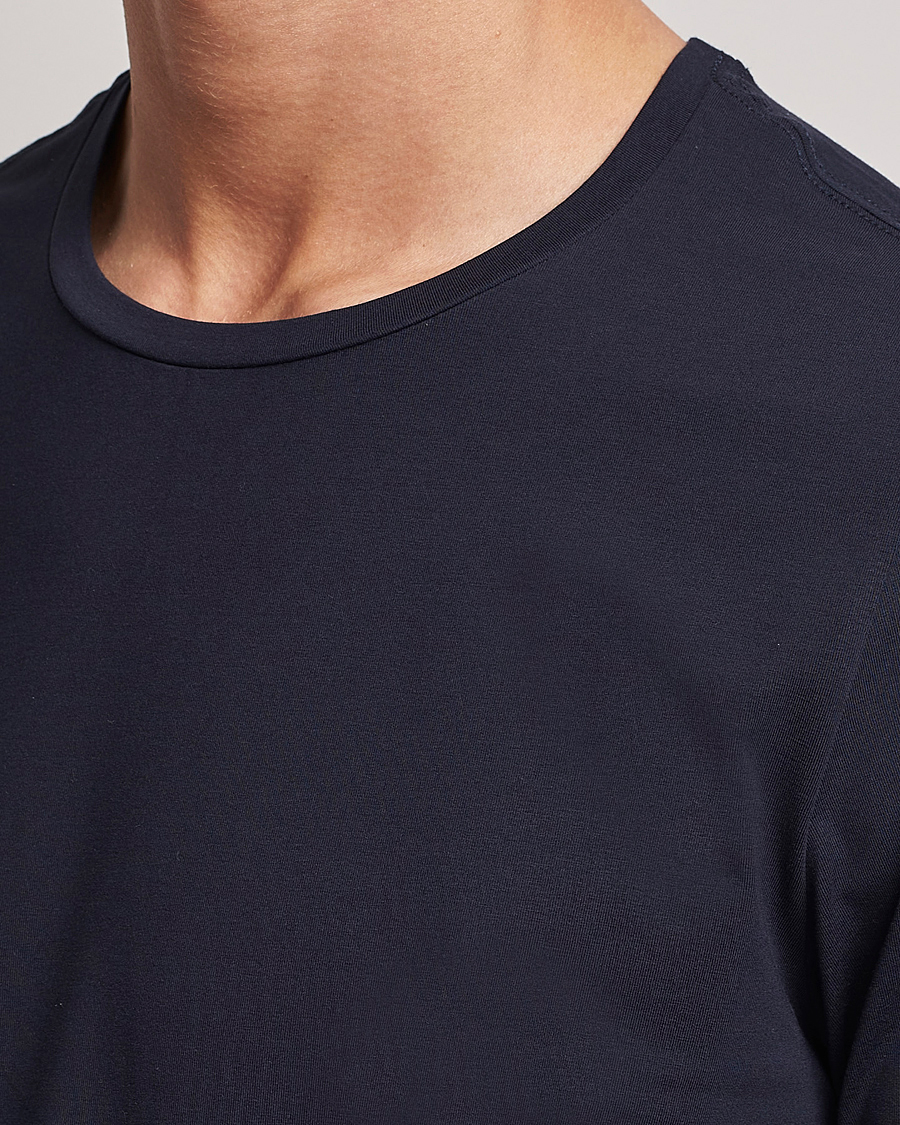 Men | T-Shirts | Oscar Jacobson | Kyran Cotton T-Shirt Navy