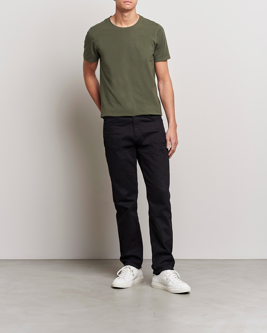 Men | T-Shirts | Oscar Jacobson | Kyran Cotton T-Shirt Green