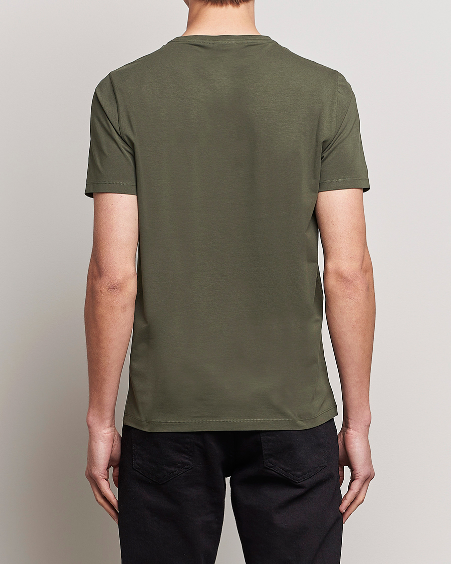 Men | T-Shirts | Oscar Jacobson | Kyran Cotton T-Shirt Green
