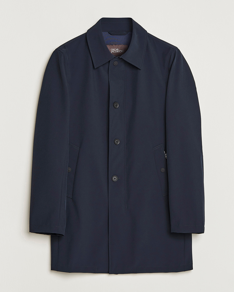 Men | Coats & Jackets | Oscar Jacobson | Johnson Coat Navy