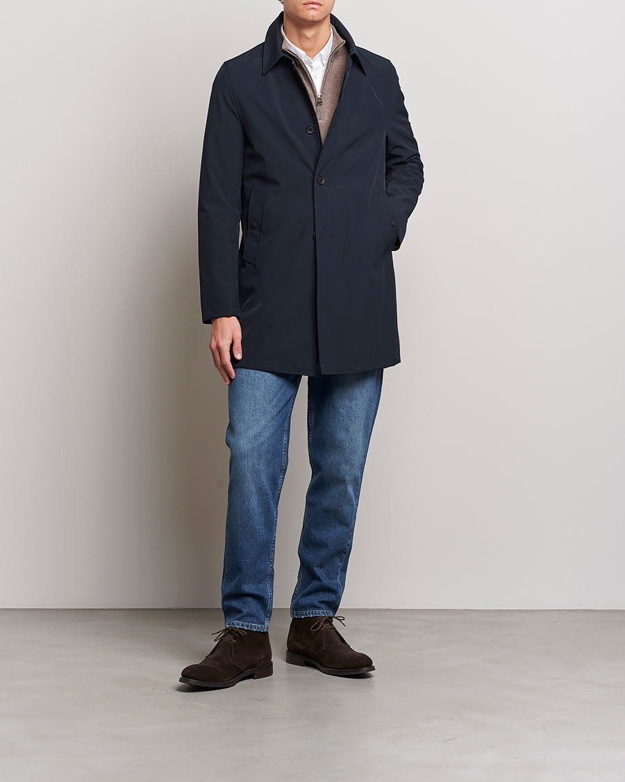 Men | Coats & Jackets | Oscar Jacobson | Johnson Coat Navy