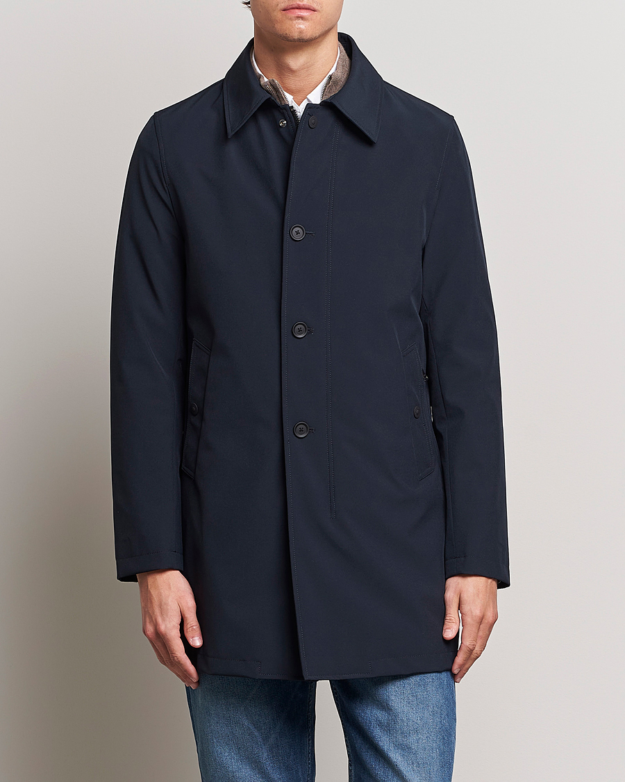 Men | Coats & Jackets | Oscar Jacobson | Johnson Coat Navy