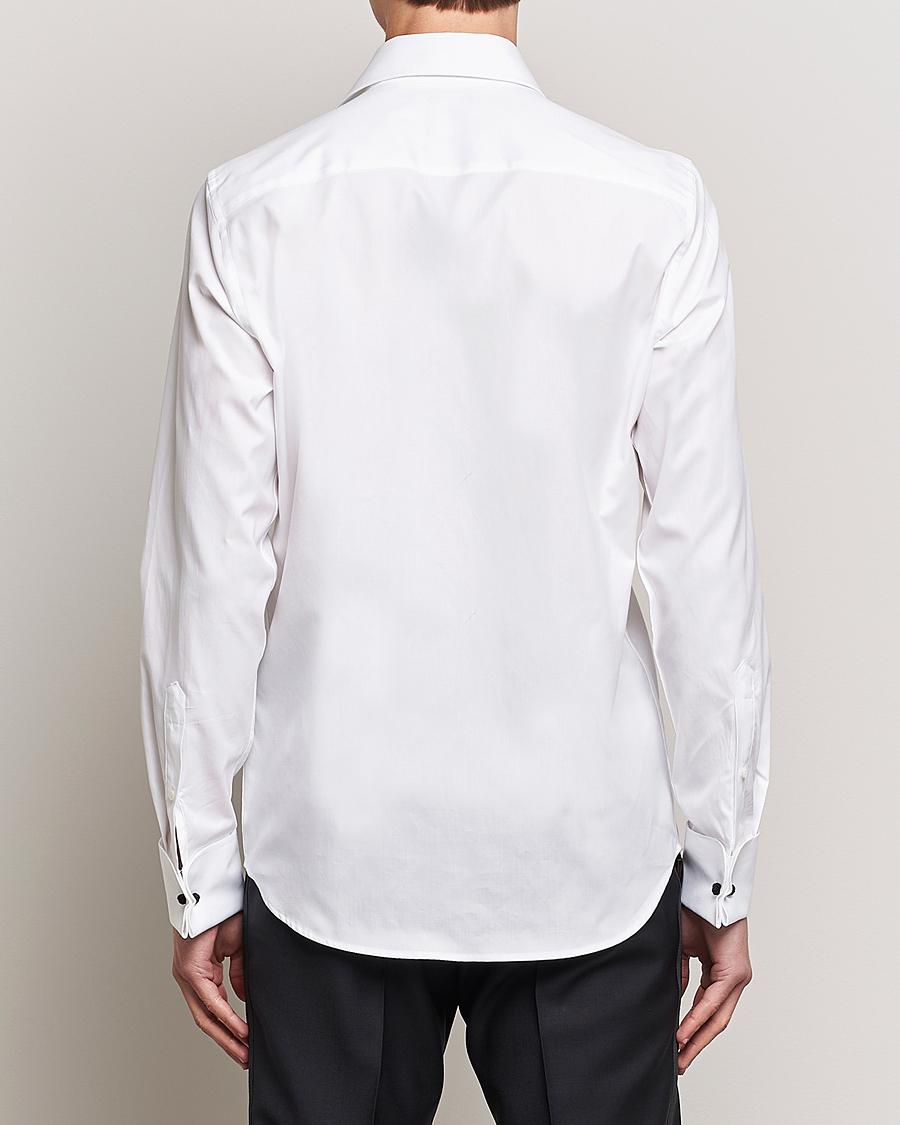 Men | Shirts | Oscar Jacobson | Slim Fit Cut Away Tuxedo Double Cuff White