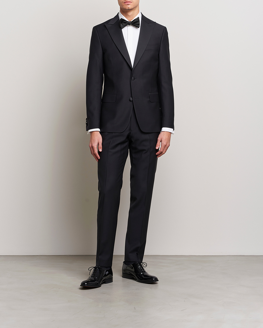 Men | Shirts | Oscar Jacobson | Reg Fit Cut Away Tuxedo Double Cuff White