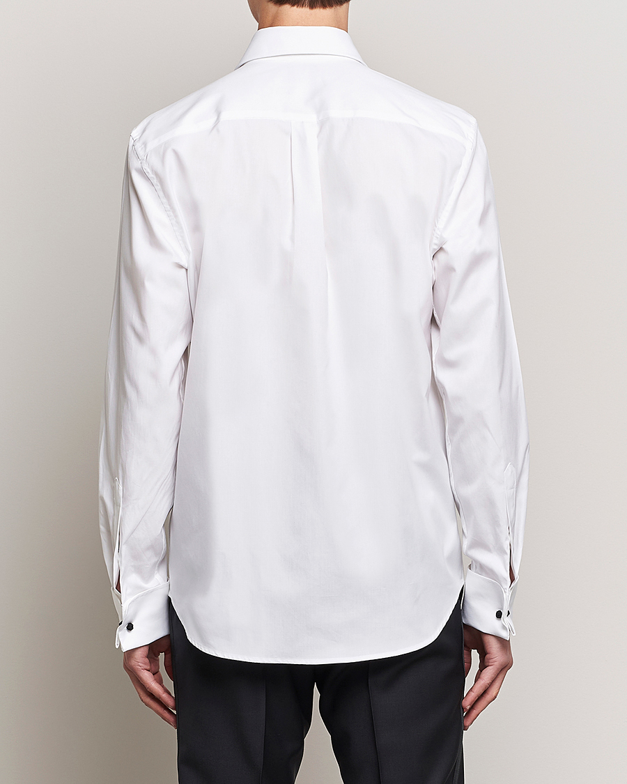 Men | Shirts | Oscar Jacobson | Reg Fit Cut Away Tuxedo Double Cuff White