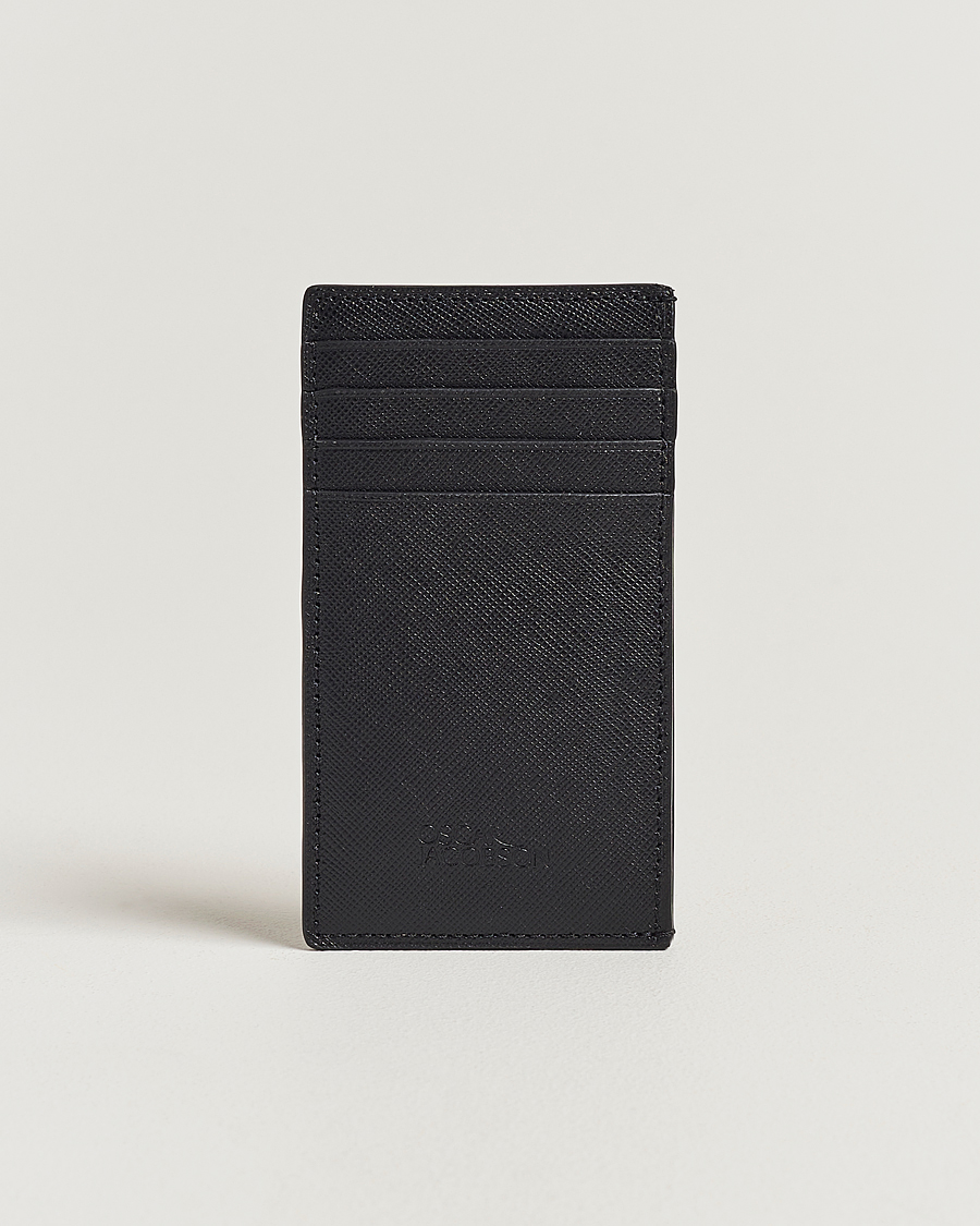 Men | Wallets | Oscar Jacobson | Card Holder Leather Black