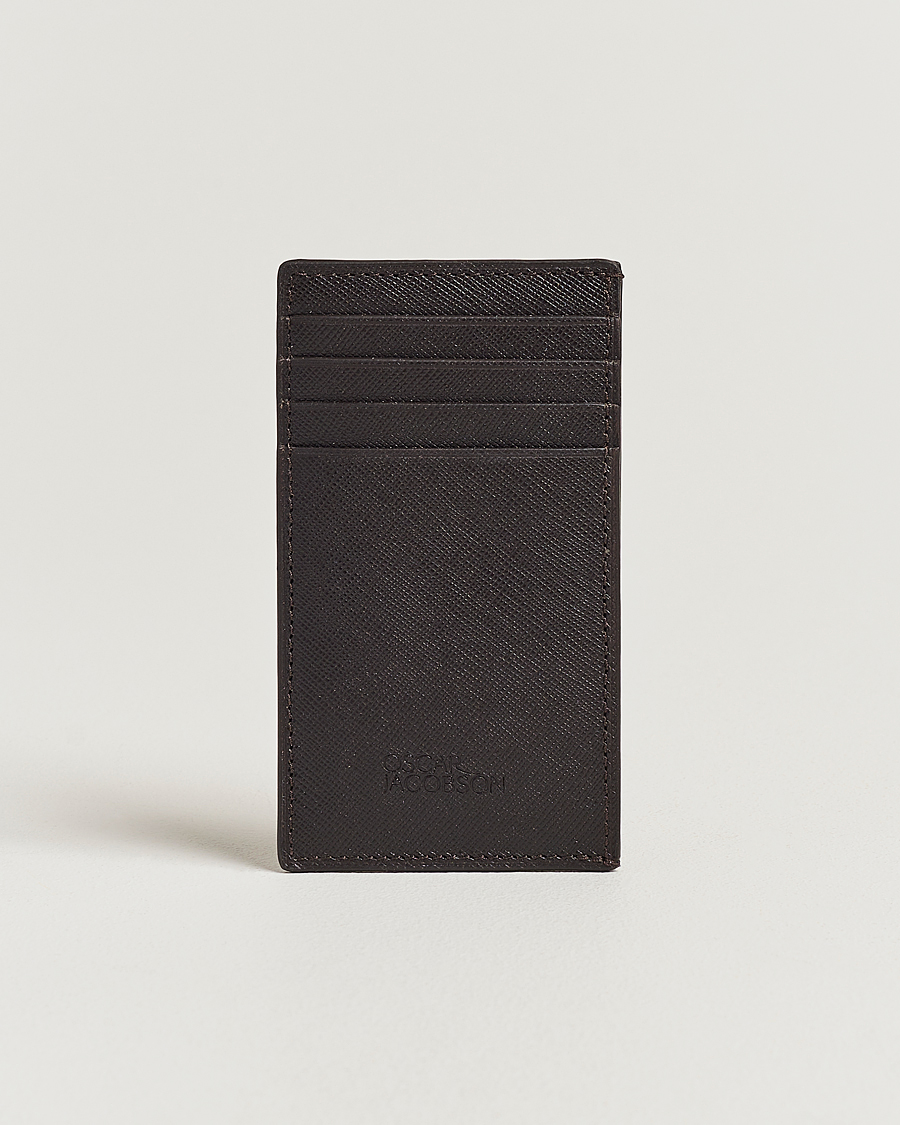 Men | Wallets | Oscar Jacobson | Card Holder Leather Forastero Brown