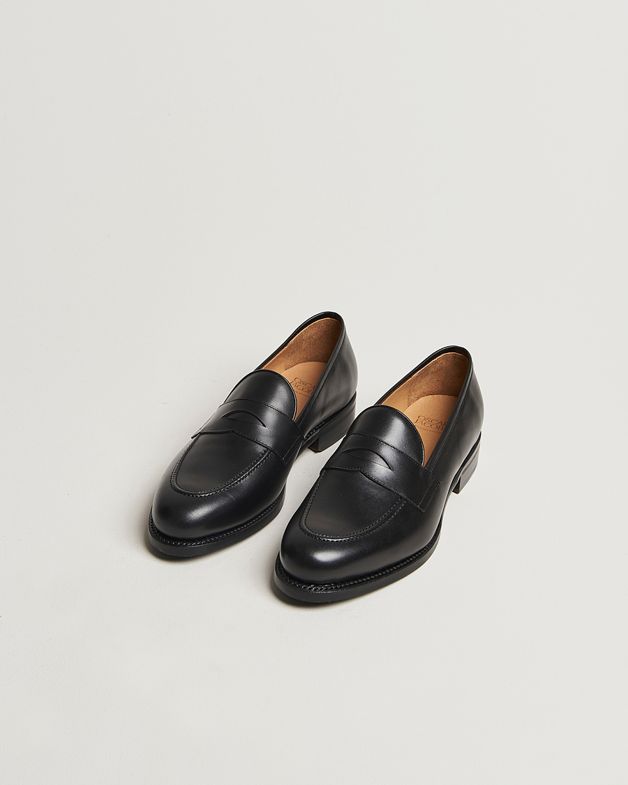 Men | Loafers | Oscar Jacobson | Penny Loafers Black