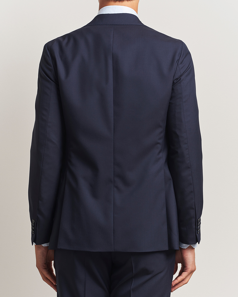 Men | Blazers | Oscar Jacobson | Ego Wool Blazer Blue