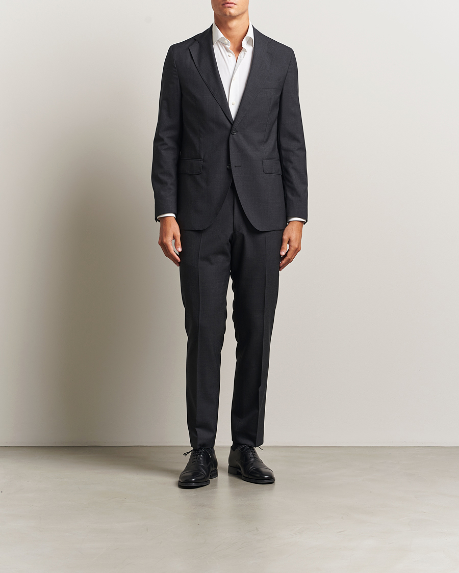 Men | Blazers | Oscar Jacobson | Fogerty Wool Blazer Grey