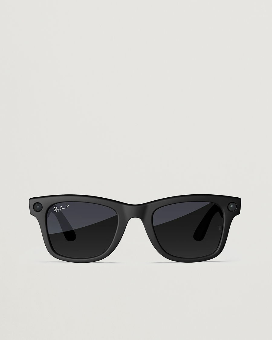 Men | Sunglasses | Ray-Ban | Wayfarer Meta 50 Sunglasses Matte Black