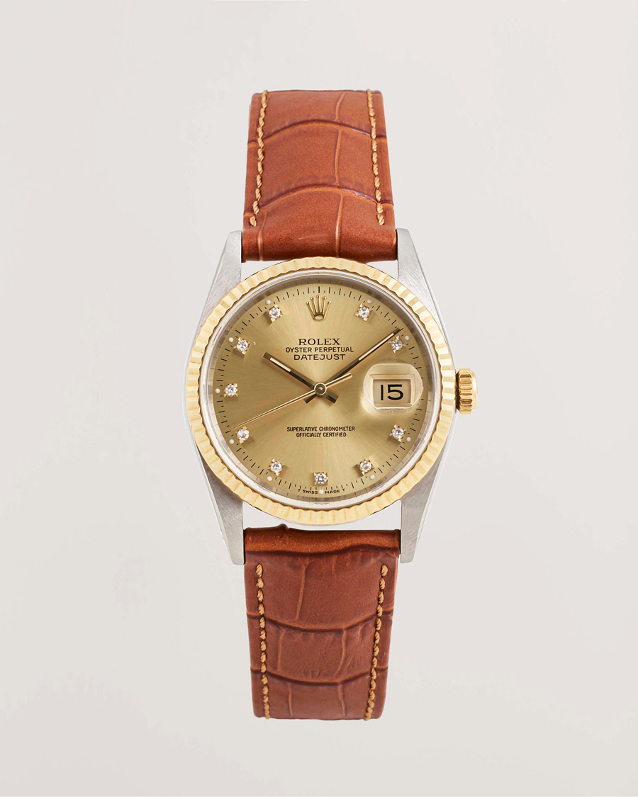 Men | Pre-Owned & Vintage Watches | Rolex Pre-Owned | Datejust 36 G/S Diamant