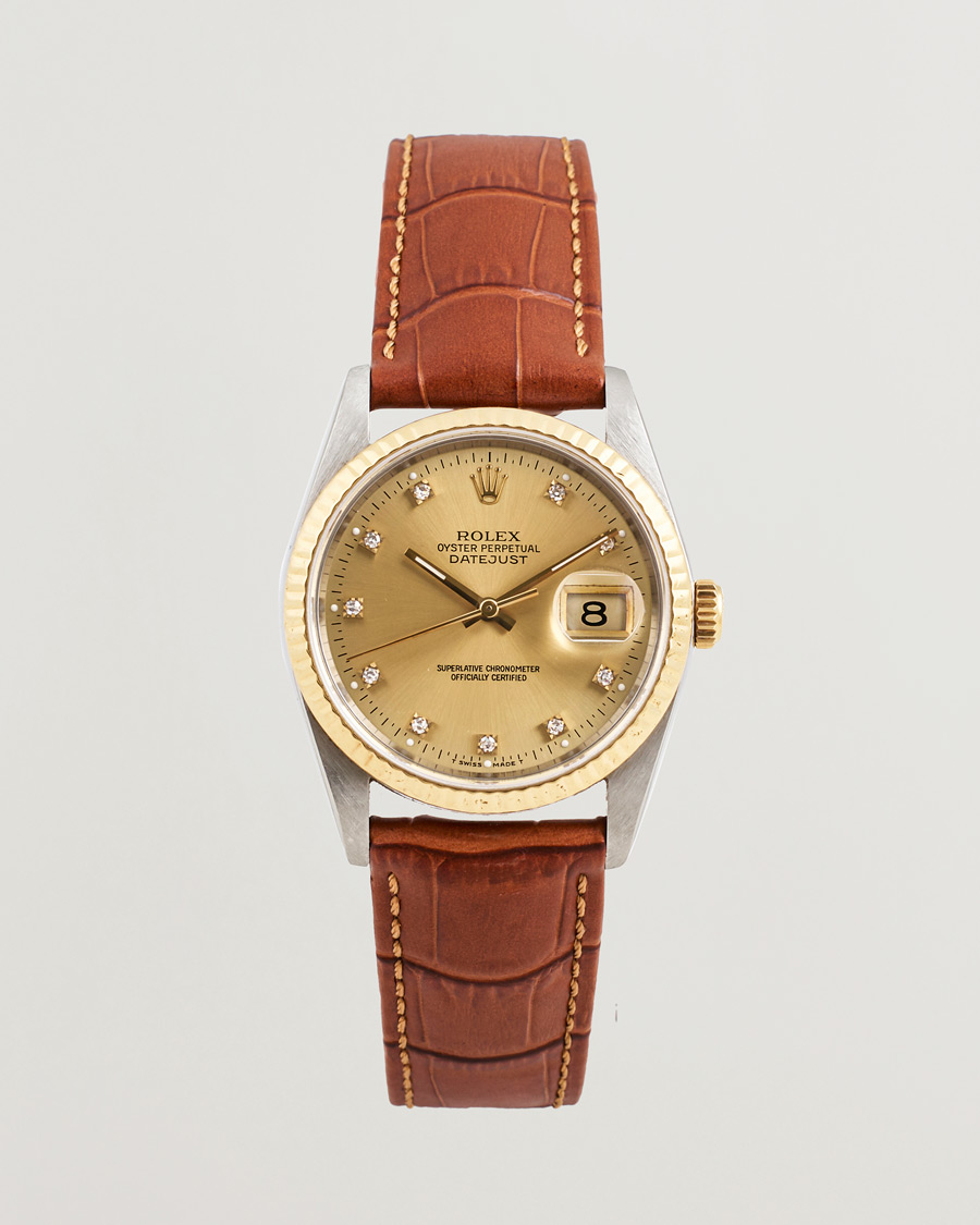 Men | Pre-Owned & Vintage Watches | Rolex Pre-Owned | Datejust 36 G/S Diamant