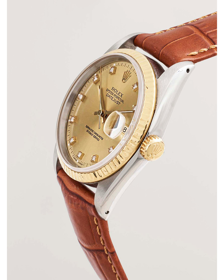 Men | Pre-Owned & Vintage Watches | Rolex Pre-Owned | Datejust 36 G/S Diamant