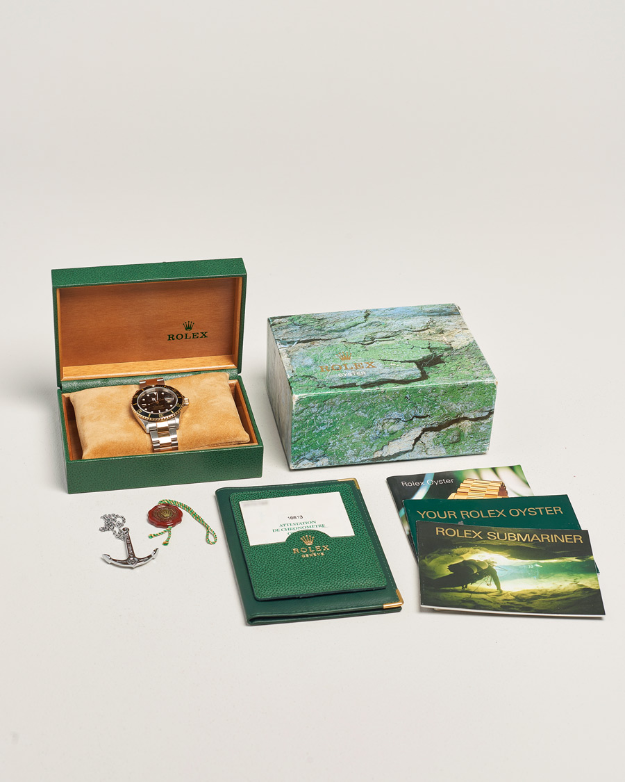 Men | Pre-Owned & Vintage Watches | Rolex Pre-Owned | Submariner Oyster Perpetual Two Tone Black