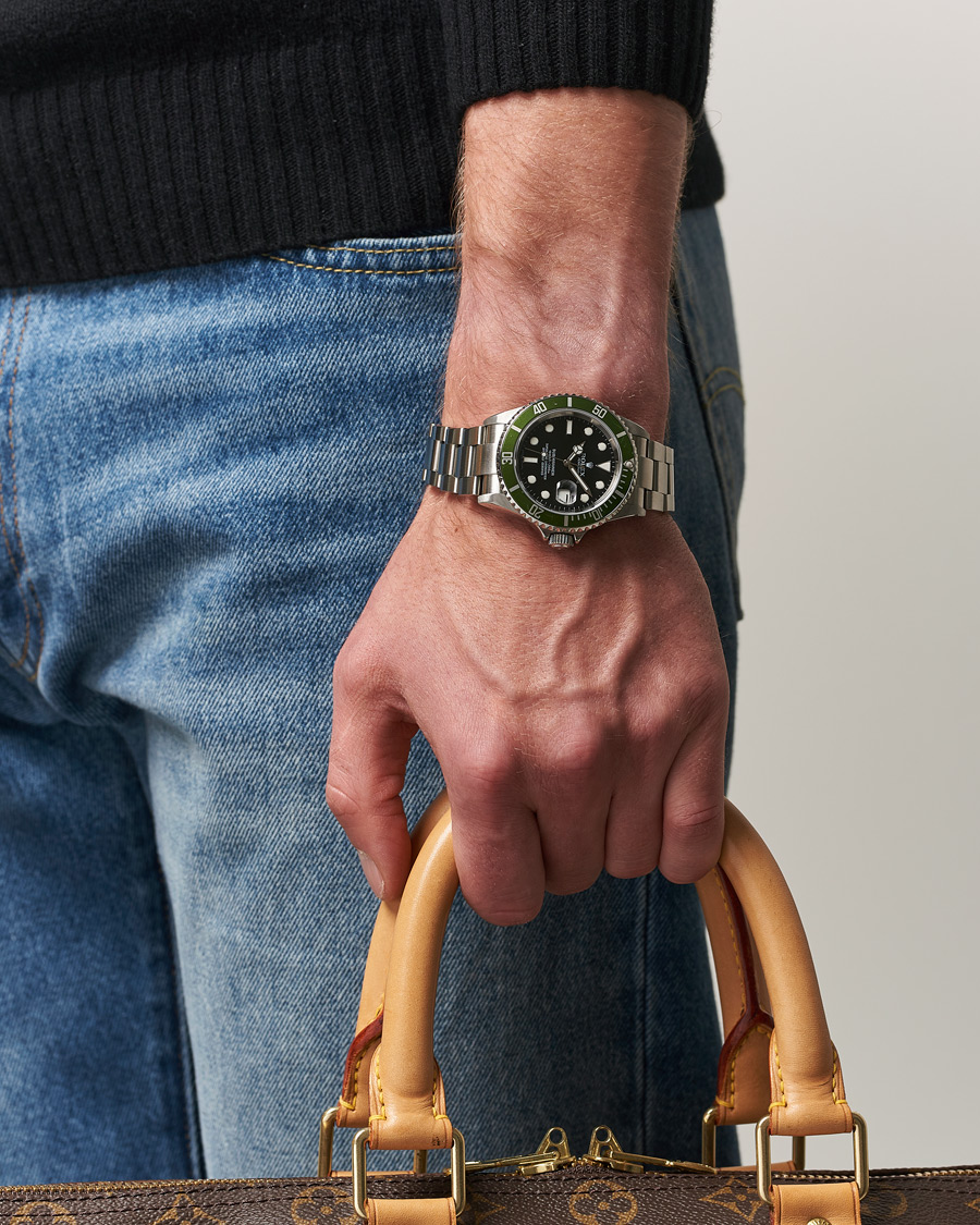 Men | Pre-Owned & Vintage Watches | Rolex Pre-Owned | Submariner Date Kermit