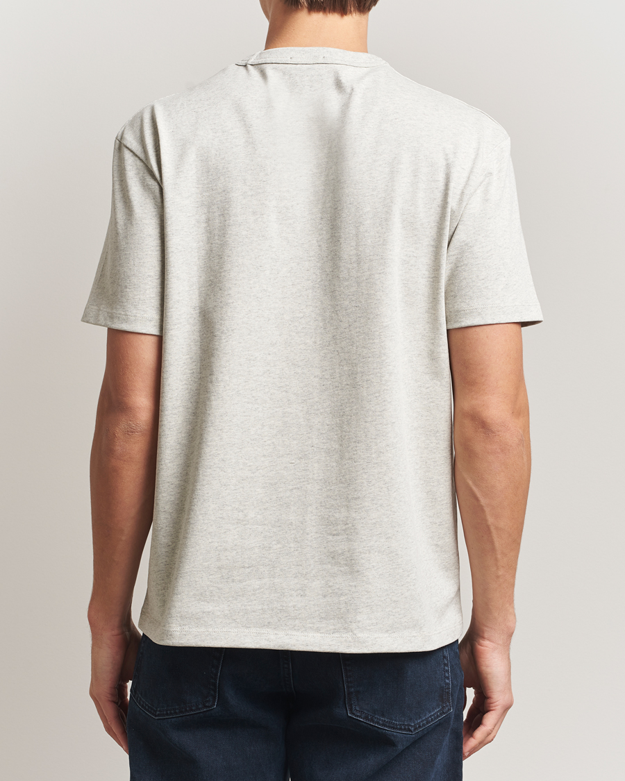 Men | T-Shirts | A.P.C. | Boxy Fit Petit VPC T-Shirt Mastic Chine