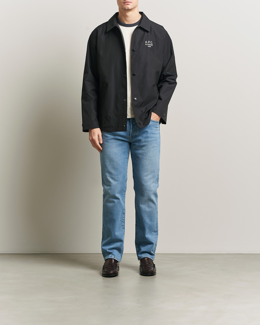 A.P.C. Rue Madame Coach Jacket Black at CareOfCarl.com