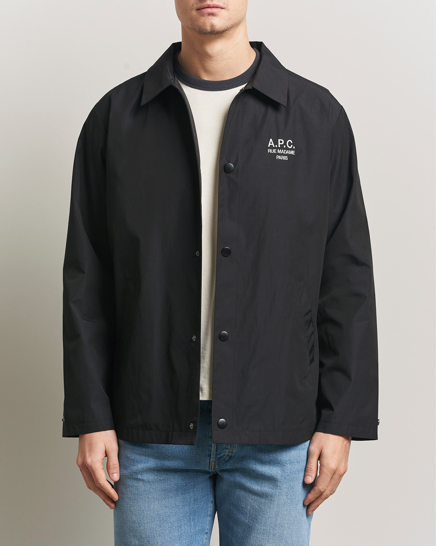 Men | Coats & Jackets | A.P.C. | Rue Madame Coach Jacket Black