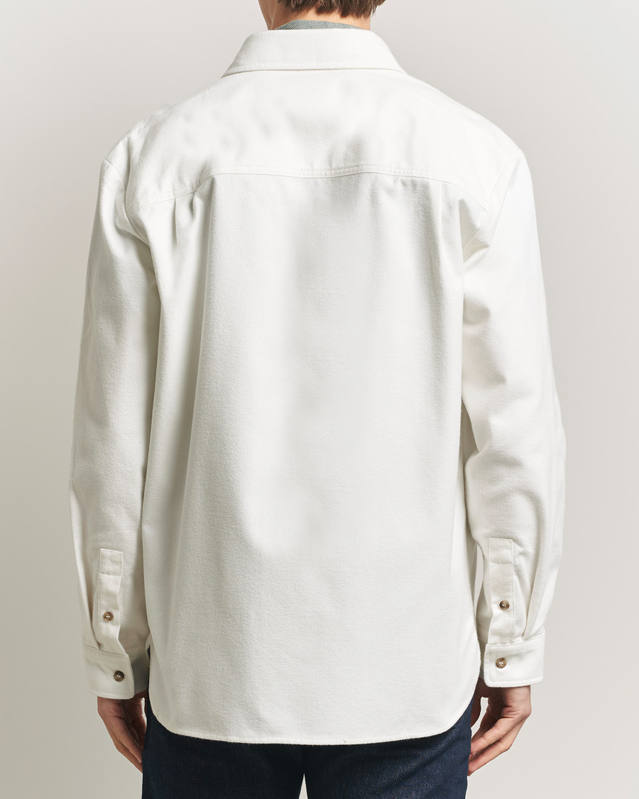 Men | Shirts | A.P.C. | Brushed Cotton Overshirt White