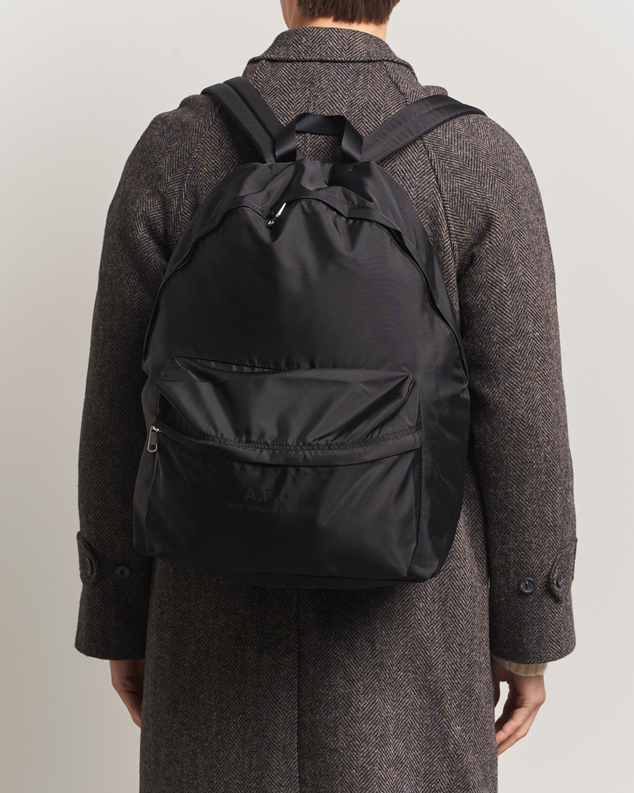 Men | Bags | A.P.C. | Backstage Nylon Cordura Backpack Black