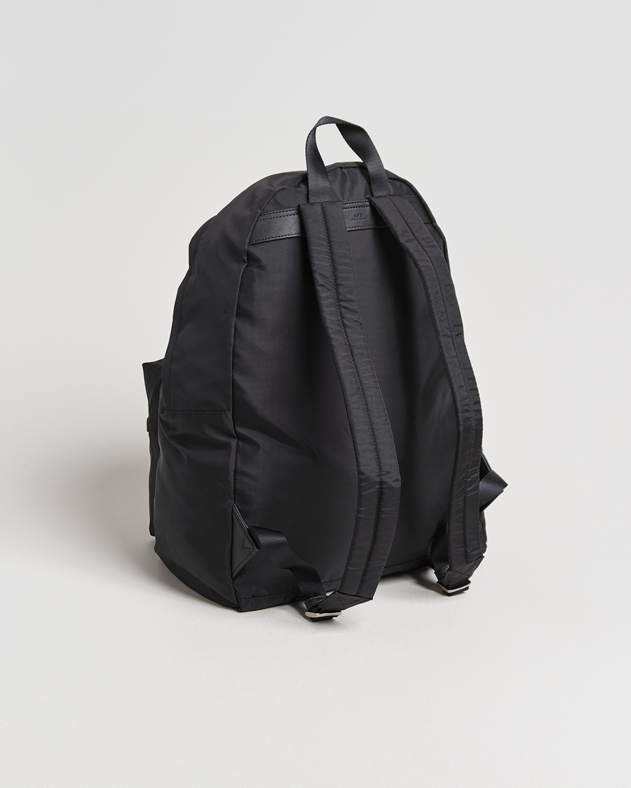 A.P.C. Backstage Nylon Cordura Backpack Black at CareOfCarl.com