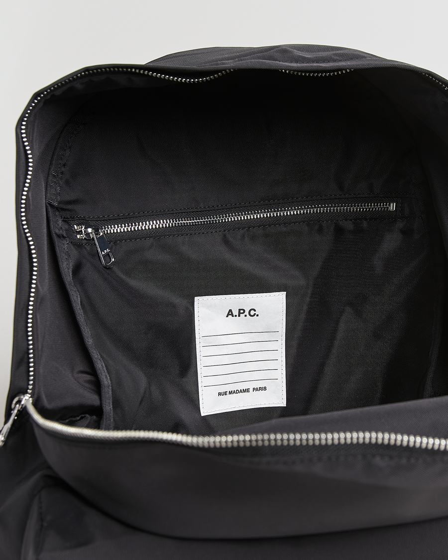 Men | Bags | A.P.C. | Backstage Nylon Cordura Backpack Black