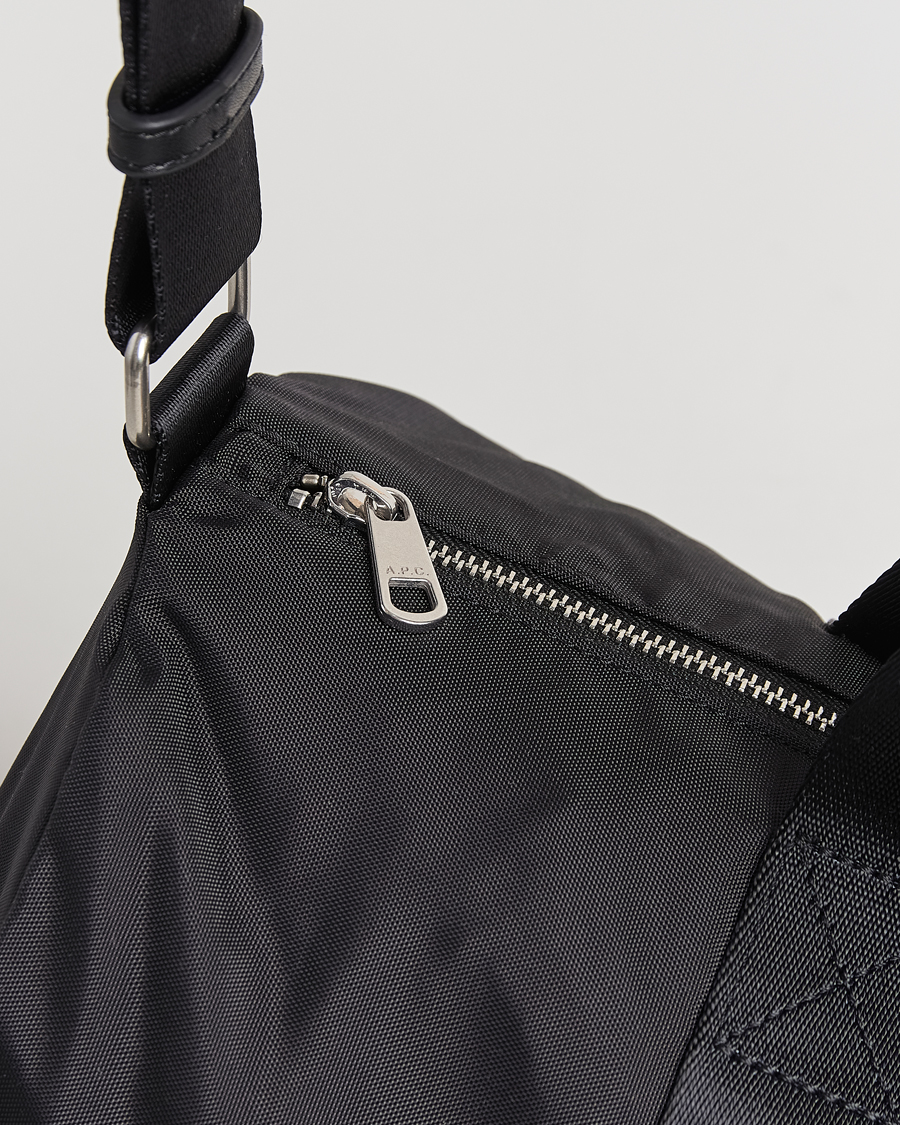 A.P.C. Backstage Nylon Cordura Gym Bag Black at CareOfCarl.com