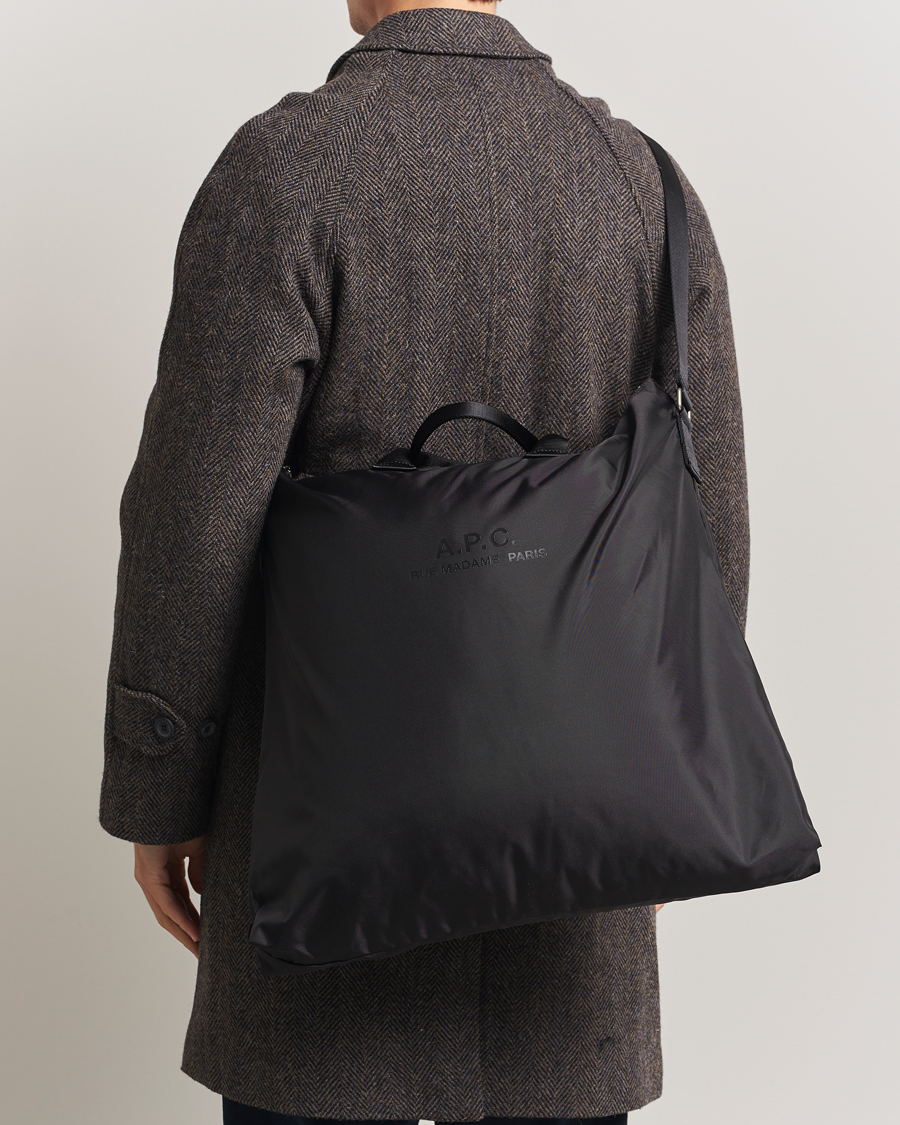 Men | Bags | A.P.C. | Backstage Nylon Cordura Tote Bag Black