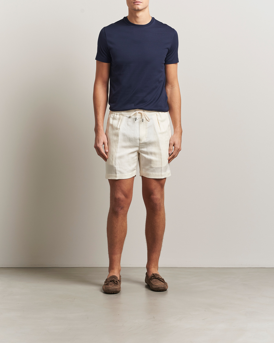 Men | T-Shirts | Ralph Lauren Purple Label | Luxury Cotton T-Shirt Chairman Navy