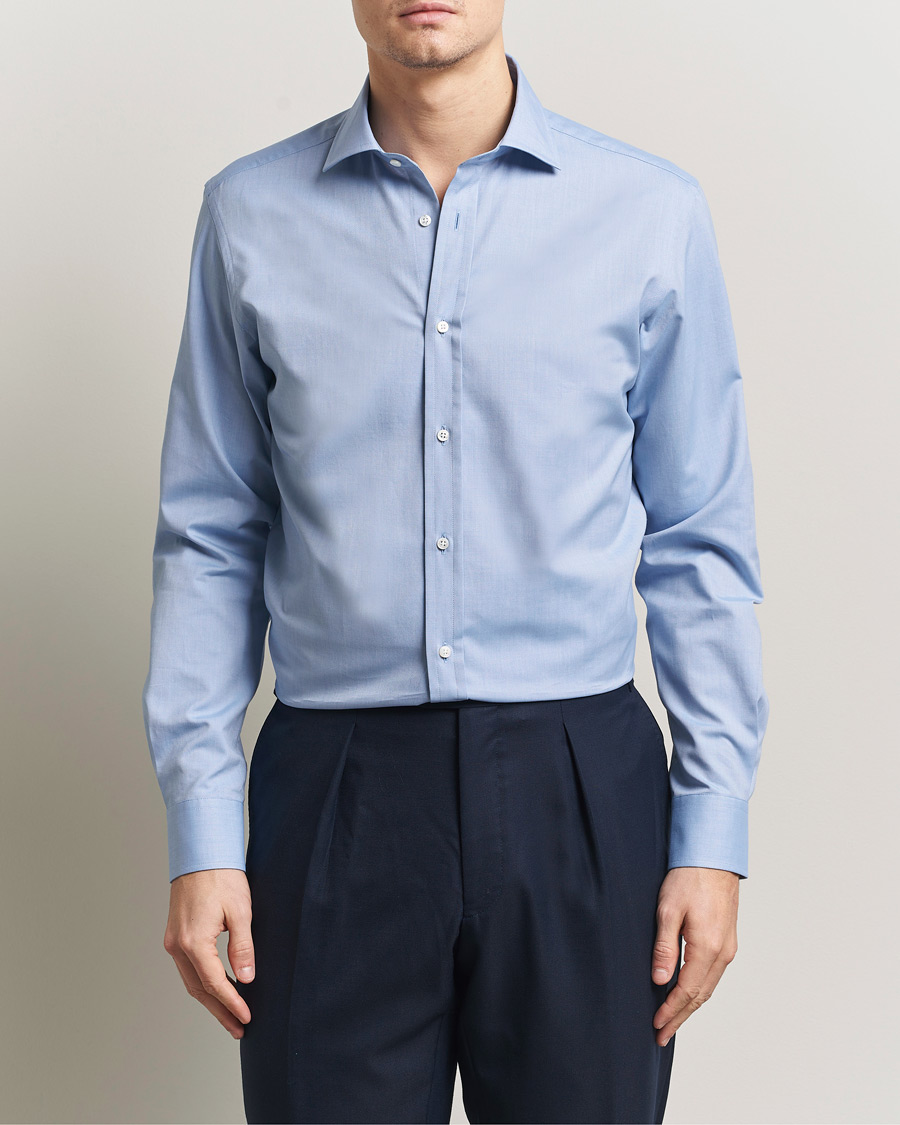 Men | Shirts | Ralph Lauren Purple Label | Oxford Button Down Shirt Light Blue