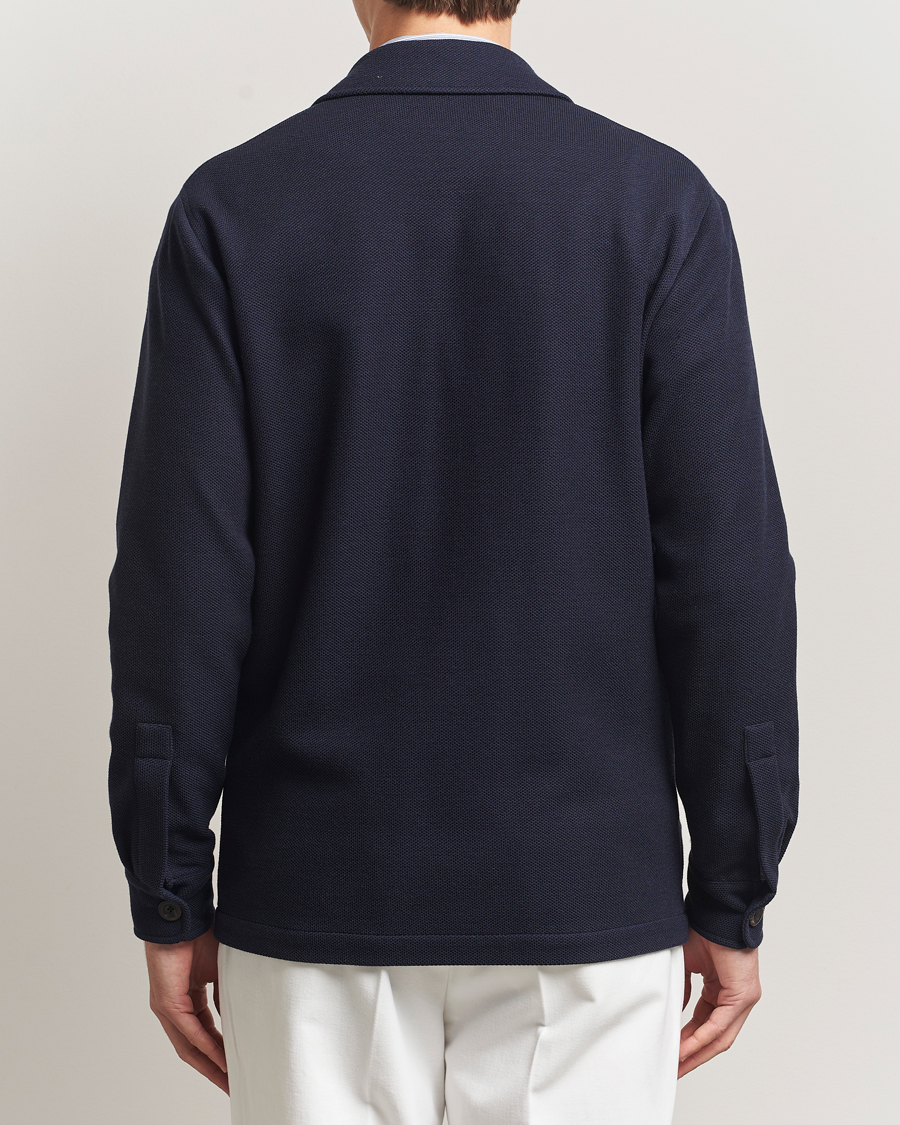 Men | Blazers | Ralph Lauren Purple Label | Wool/Cotton Jacket Chairman Navy