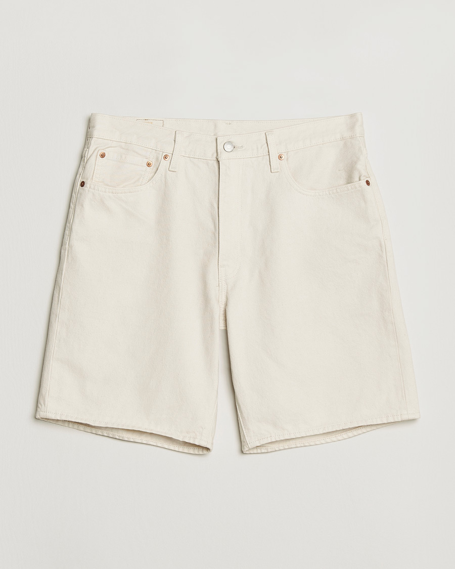 Men | Shorts | Levi's | 468 Loose Denim Shorts Ecru Bone