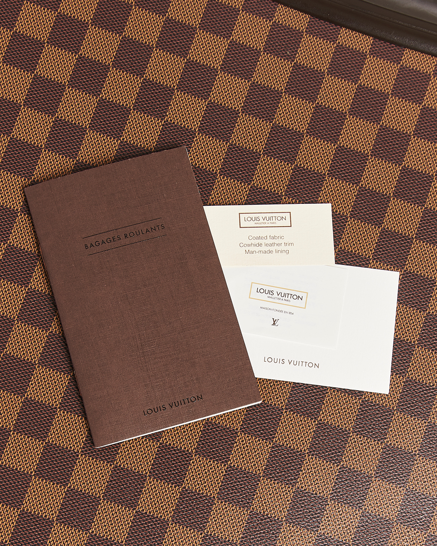 Men | Pre-Owned & Vintage Bags | Louis Vuitton Pre-Owned | Pegase Trolley Case 50 Damier Ebene