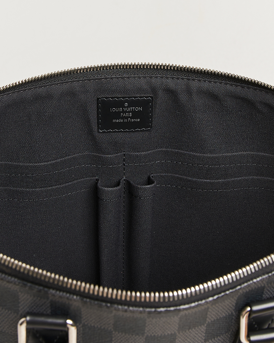 Men | Pre-Owned & Vintage Bags | Louis Vuitton Pre-Owned | Porte Documents Jour Damier Graphite