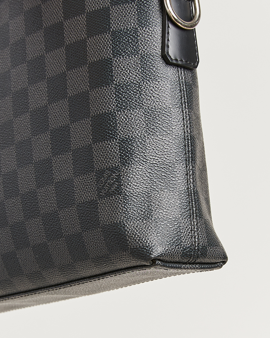 Men | Pre-Owned & Vintage Bags | Louis Vuitton Pre-Owned | Porte Documents Jour Damier Graphite