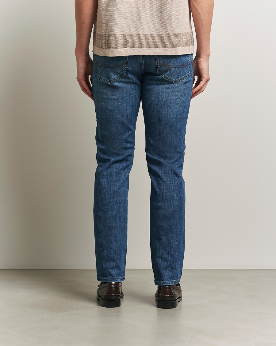 Men | Trousers | Brioni | 5-Pocket Denim Medium Blue Wash