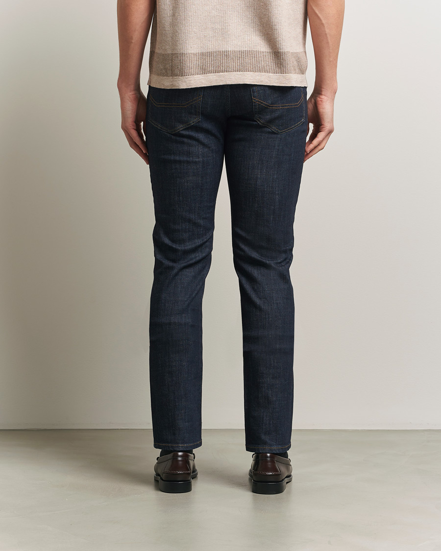 Men | Trousers | Brioni | 5-Pocket Denim Dark Blue Wash