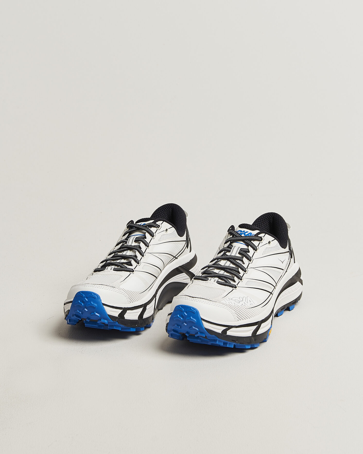 Men | Running Shoes | Hoka | Mafate Speed 2 White/Cobalt Blue