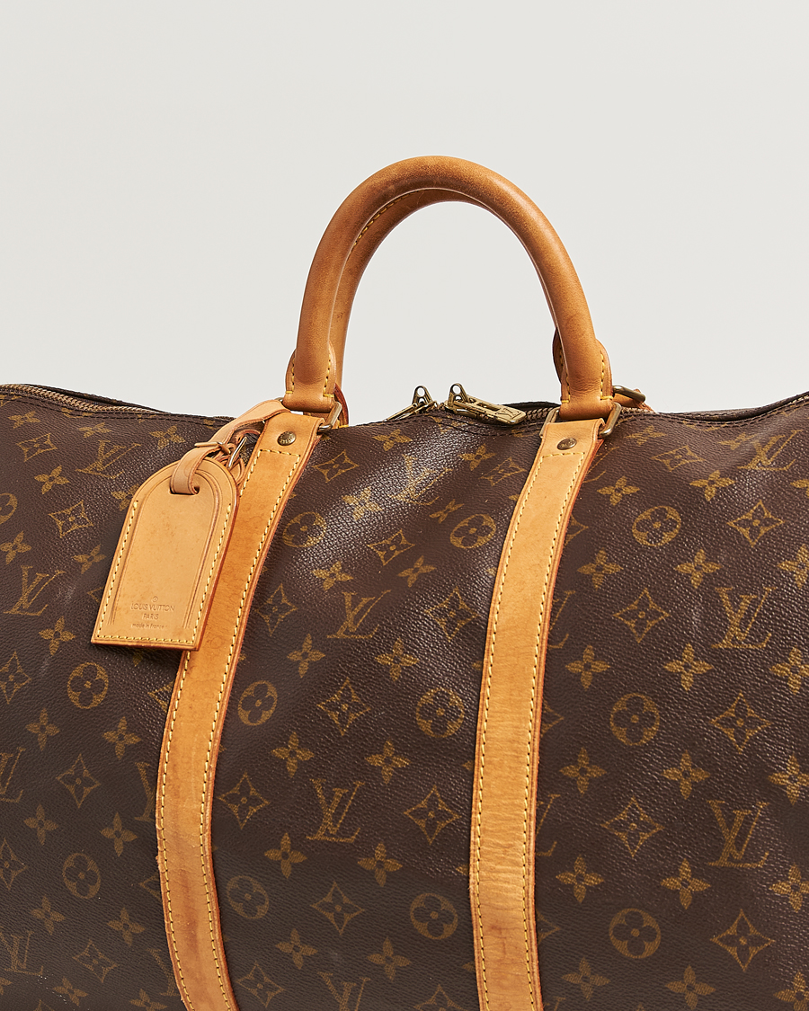 Men | Pre-Owned & Vintage Bags | Louis Vuitton Pre-Owned | Keepall Bandouliére 55 Monogram