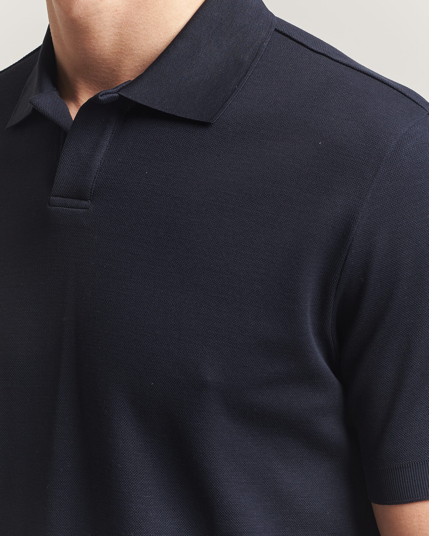 Men | Polo Shirts | Altea | Jersey Piquet Polo Navy