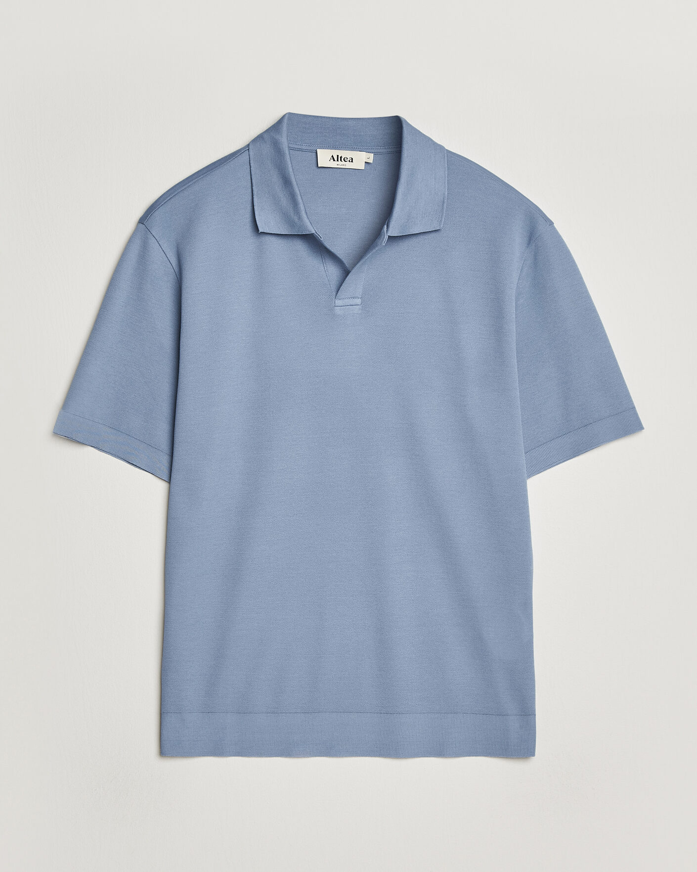 Men | Polo Shirts | Altea | Jersey Piquet Polo Light Blue