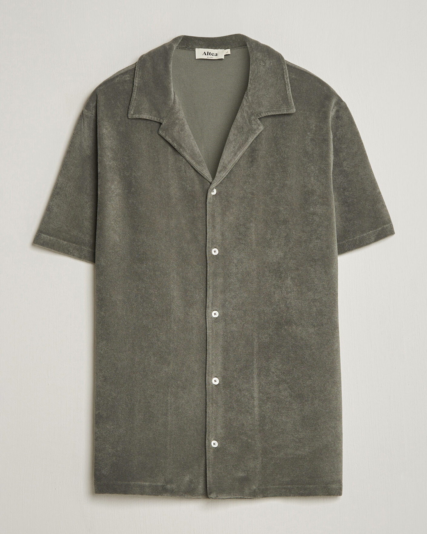 Men | Shirts | Altea | Terry Bowling Shirt Olive